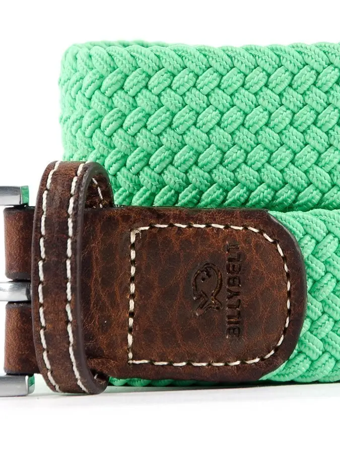 Elastic woven belt Mint Green Belt