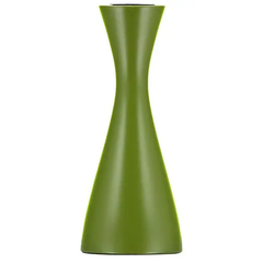 Olive Green Medium Candleholder 5.9" Tall