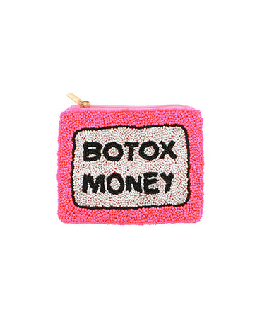 Botox Money Seed Bead Coin Pouch