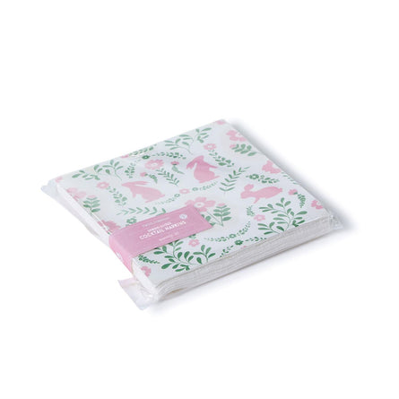 Spring Soiree Rabbit Cocktail Napkins (includes 30 napkins) - Paper