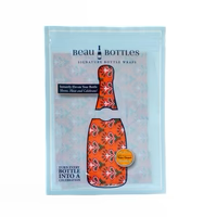 Indian Block Print Champagne Bottle Wrap – Fits Veuve Clicquot 750ml