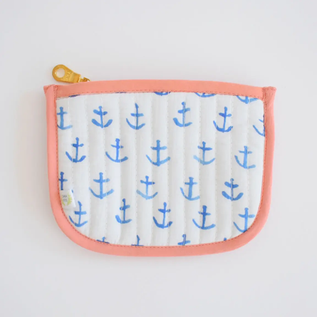 Anchor Coin Pouch by Sara Fitz