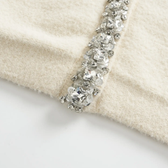 Hand-Beaded Knit Cardigan | Soft Autumn Elegance