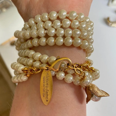 The Audrey Pearl Wrap Bracelet