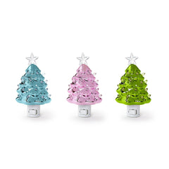 Metallic Christmas Tree Nightlight (3 color options)