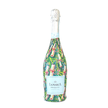 Preppy Diploma Champagne Bottle Wrap (Fits La Marca 750ml)