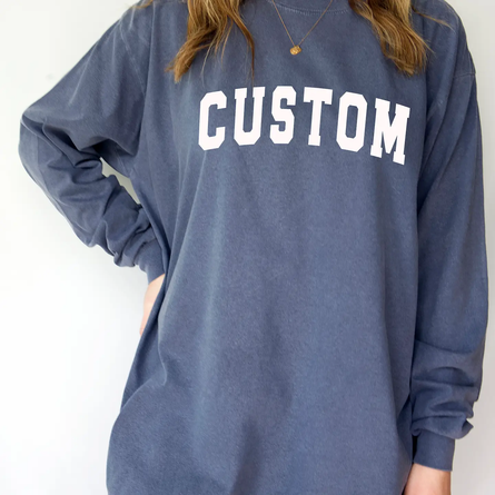 Charmington Long Sleeve in Denim Blue Color