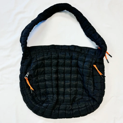 Perfect Puffy Large Quilted Bag – Black