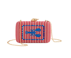 Red Lobster Marina Minaudière Clutch
