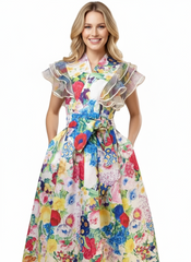 Jardin Bloom Dress | The Vivid Hue Edit