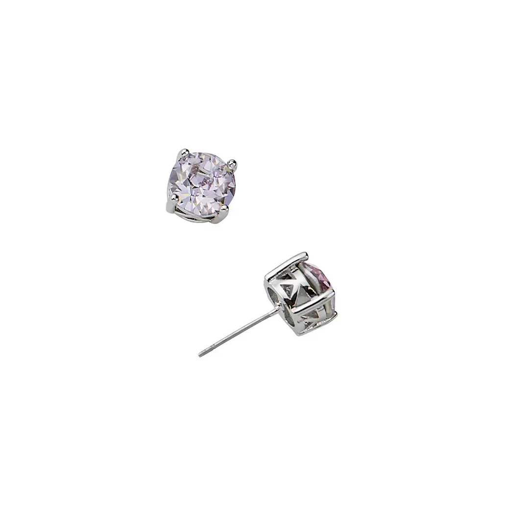 Lavender Sparkle Stud Earrings