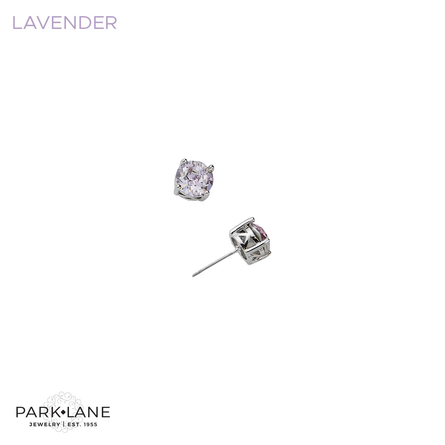 Lavender Sparkle Stud Earrings