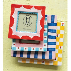 5.75" Patterned Keepsake Photo Frame (2 options)