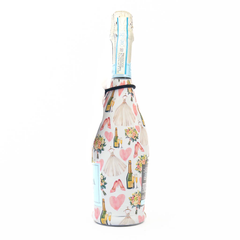 Wedding Romance – Champagne Bottle Wrap (Fits La Marca 750ml)