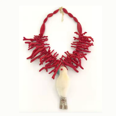 Polly Bird & Sea Statement Necklace