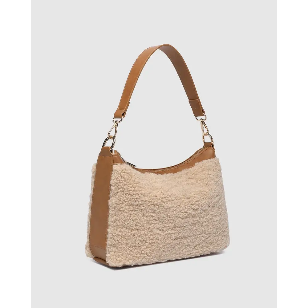 Beige Aspen Shoulder Bag