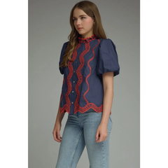 Navy Sailmaker Blouse