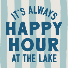 Happy Hour at the Lake Cocktail Napkins