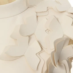 Asymmetric Butterfly Appliqué Sleeveless Dress