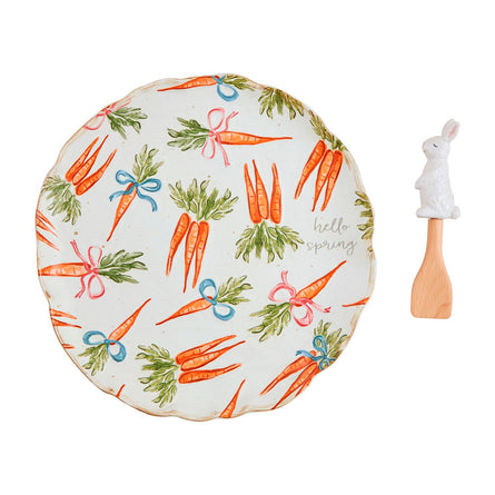 Easter Carrot Platter Serveware Set