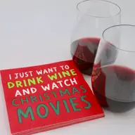 Watch Christmas Movies Funny Cocktail Napkins 20ct