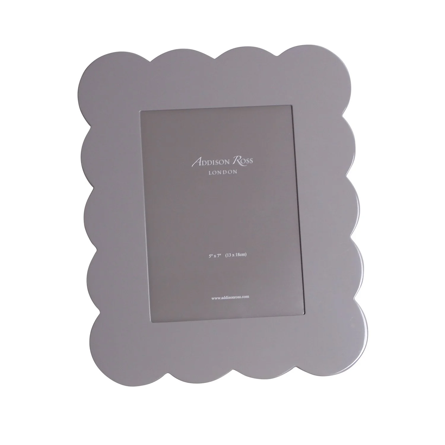 Chiffon Scalloped Lacquer 5x7 Photo Frame