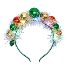 Holiday BAUBLES BELLE LIGHT UP HEADBAND WITH 3 MODES