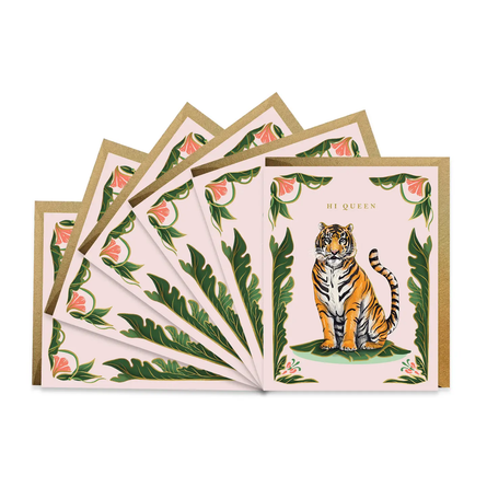 “Hi Queen” Boxed Greeting Card Set – Set of 6