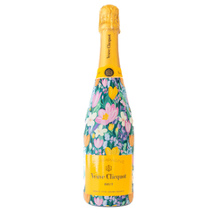 Preppy Southern Spring (Floral) Champagne Bottle Wrap – Fits Veuve Clicquot 750ml