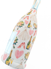 Wedding Romance – Champagne Bottle Wrap (Fits La Marca 750ml)