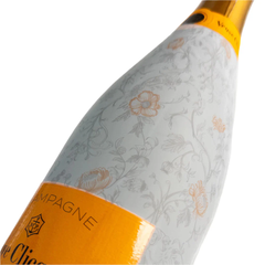 Floral Bridal Bliss Champagne Bottle Wrap – Fits Veuve Clicquot 750ml