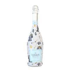 Black & Gold Graduation Champagne Bottle Wrap – Fits La Marca 750ml