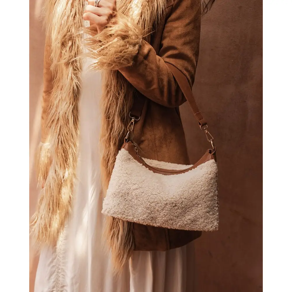 Beige Aspen Shoulder Bag