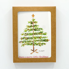 "Little Tree" Watercolor Notecard- 6 Pack Bundle