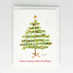 "Little Tree" Watercolor Notecard- 6 Pack Bundle