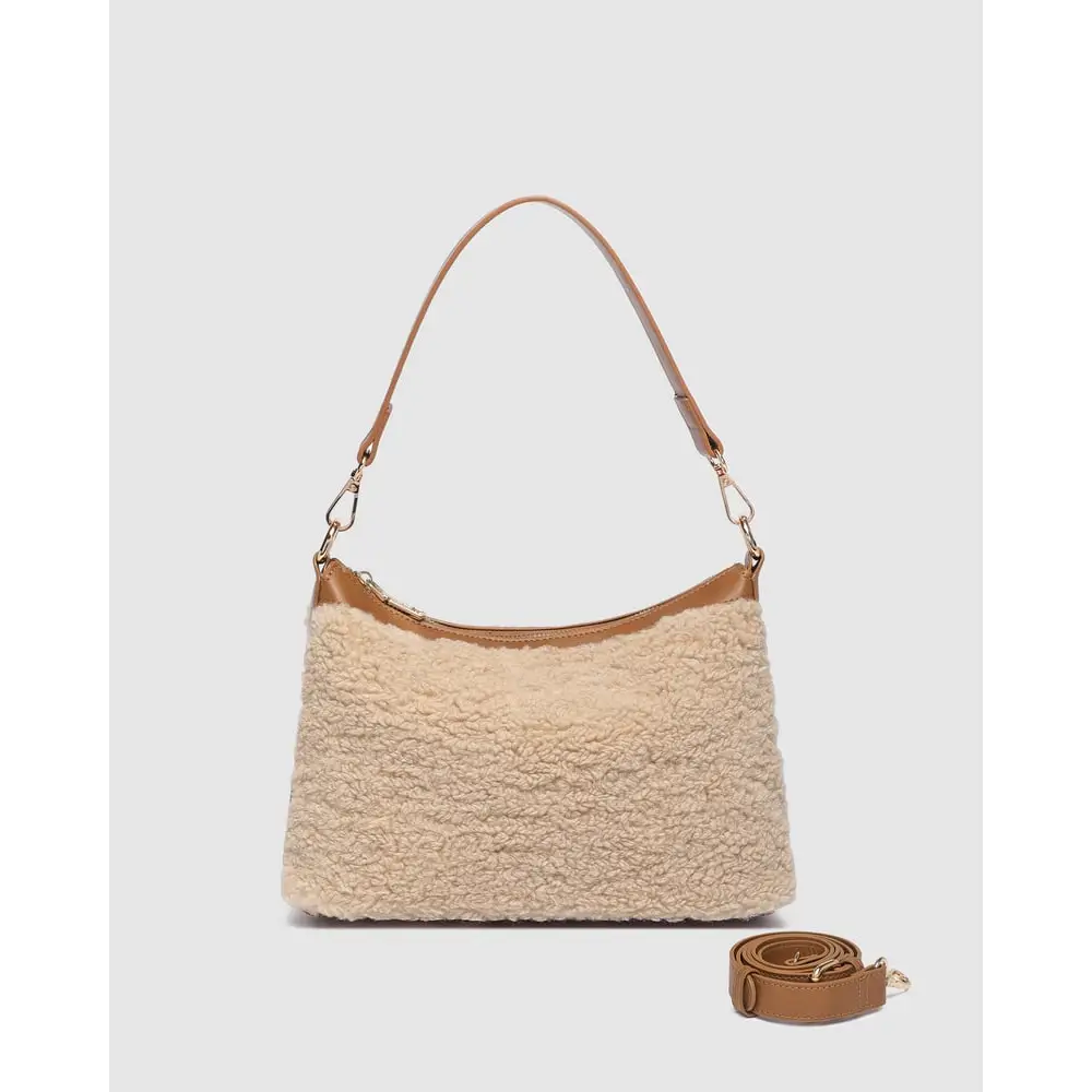 Beige Aspen Shoulder Bag