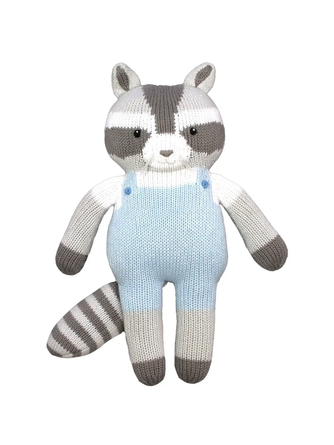 Bandit the Raccoon Knit Doll