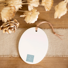 West Hartford Connectictut Tree Oval Ornament-Cottage