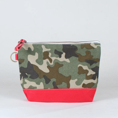 All in Canvas Make Up Accessories Camo Venture Zip Pouch