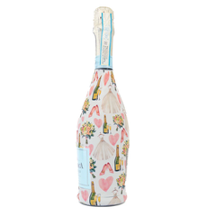 Wedding Romance – Champagne Bottle Wrap (Fits La Marca 750ml)