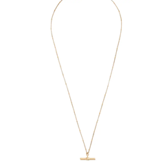 T-Bar Toggle Necklace – 18K Gold Waterproof Layering Essential