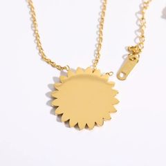 11:11 Sun Pendant Necklace – 14K Gold Plated