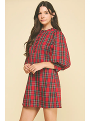 Red Plaid Holiday Dress – Vivid Hue Holiday Edit