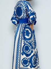 Santorini Azul Maxi Dress | The Vivid Hue Edit