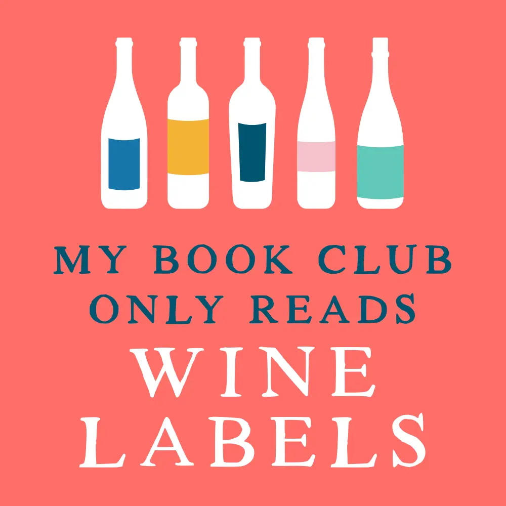 My Wine Club Reads Wine Labels- 20ct Cocktail Napkins