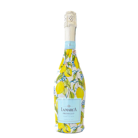 Amalfi Lemon Champagne Bottle Wrap – Fits La Marca 750ml