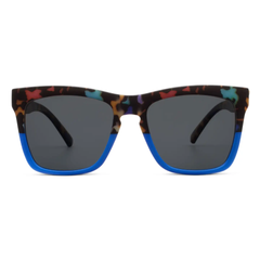 Cape May (Sunglasses) Peepfetti Tortoise/Blue Readers