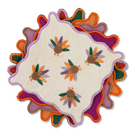 Fall Cocktail Napkin S/6