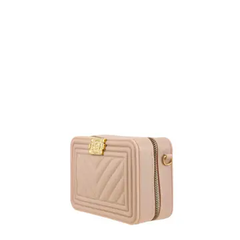 Nude Square Jelly Chain Crossbody Bag