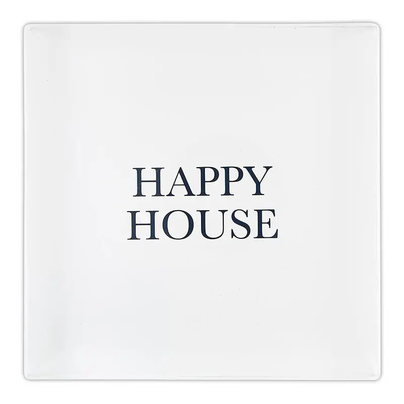 Happy House 5x5 Lucite Block for Desktop